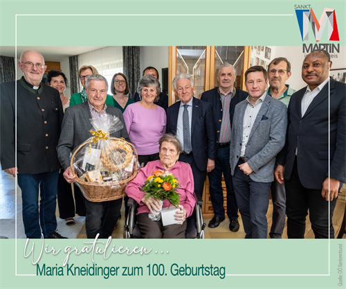 Wir gratulieren Maria Kneidinger
